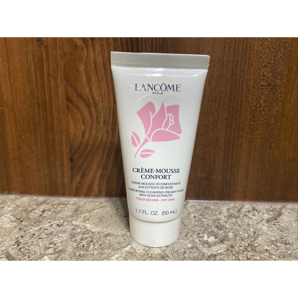 LANCOME Creme Mousse Comfort Cleansing Creamy-Foam w Rose Extract 1.7oz